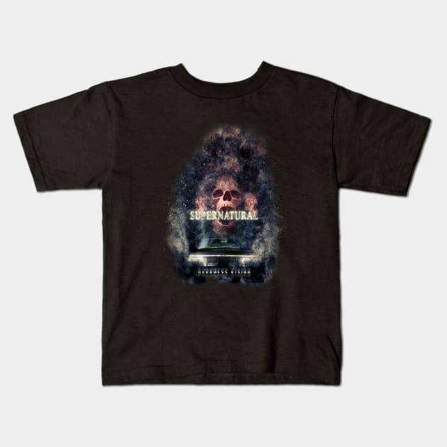 Supernatural Darkness Rising Kids T-Shirt by Ratherkool